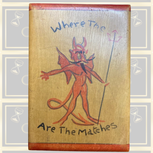 Vintage Arts and Crafts Match Box