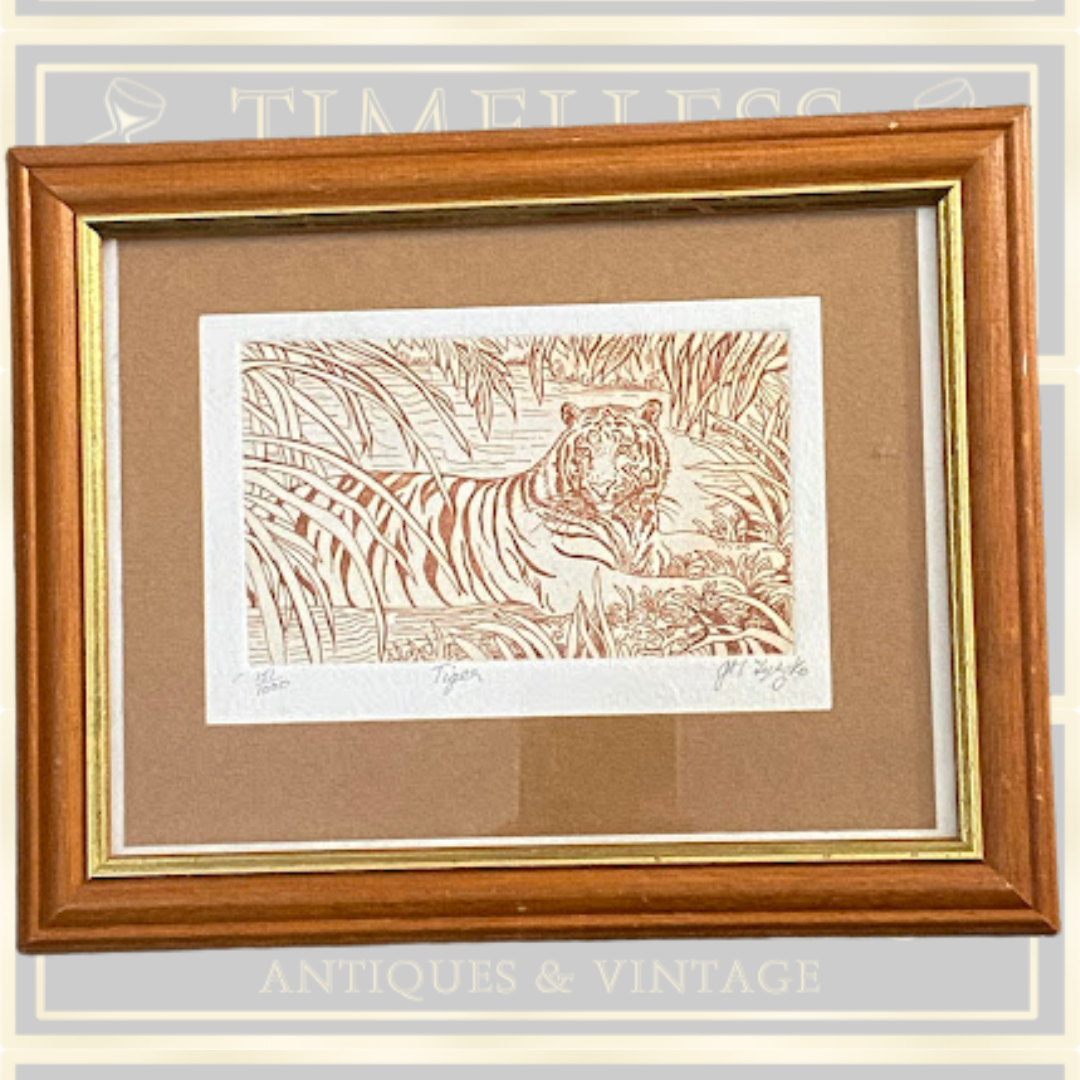Vintage Limited Edition Lamav Tiiger Eduard Wiiralt