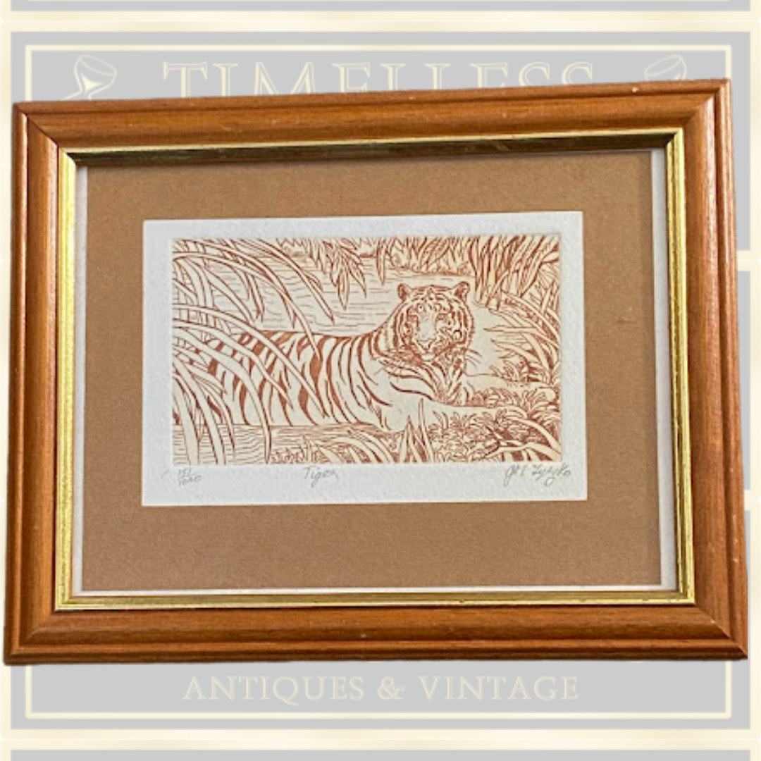 Vintage Limited Edition Lamav Tiiger Eduard Wiiralt