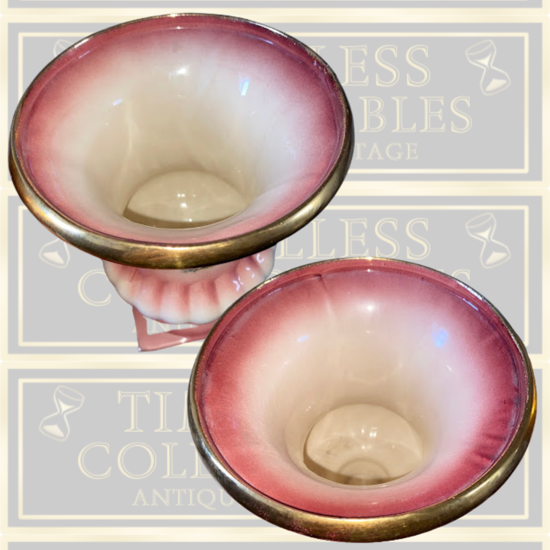 Vintage Ceramic Pair Jardiniere/Vase