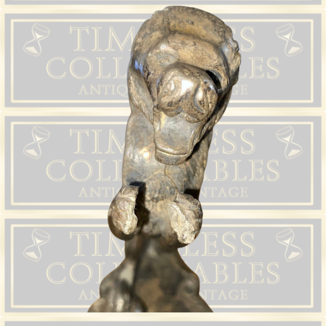 Vintage  Metal Lion Desk Ornament