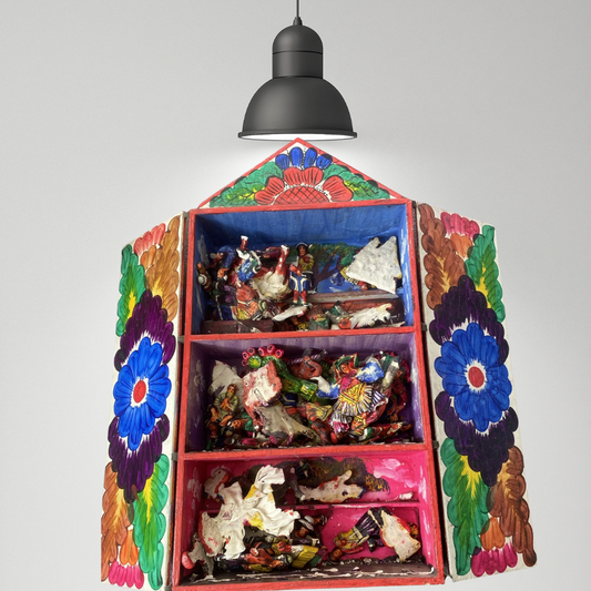 Antique Retablo Diorama Shadowbox