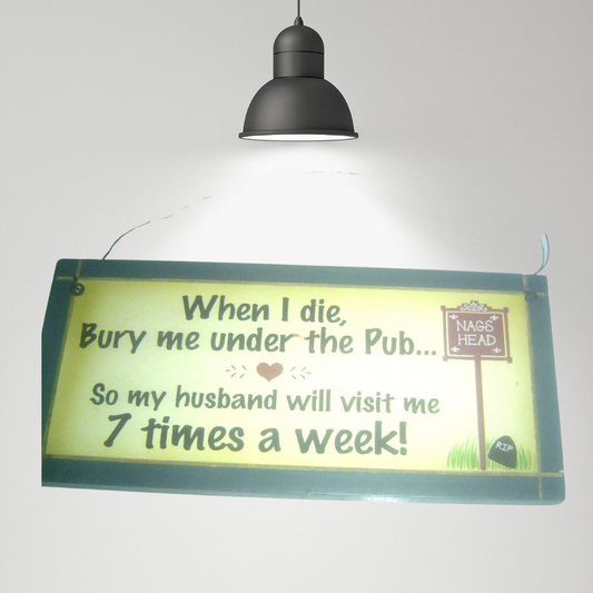 Vintage breweriana pub sign