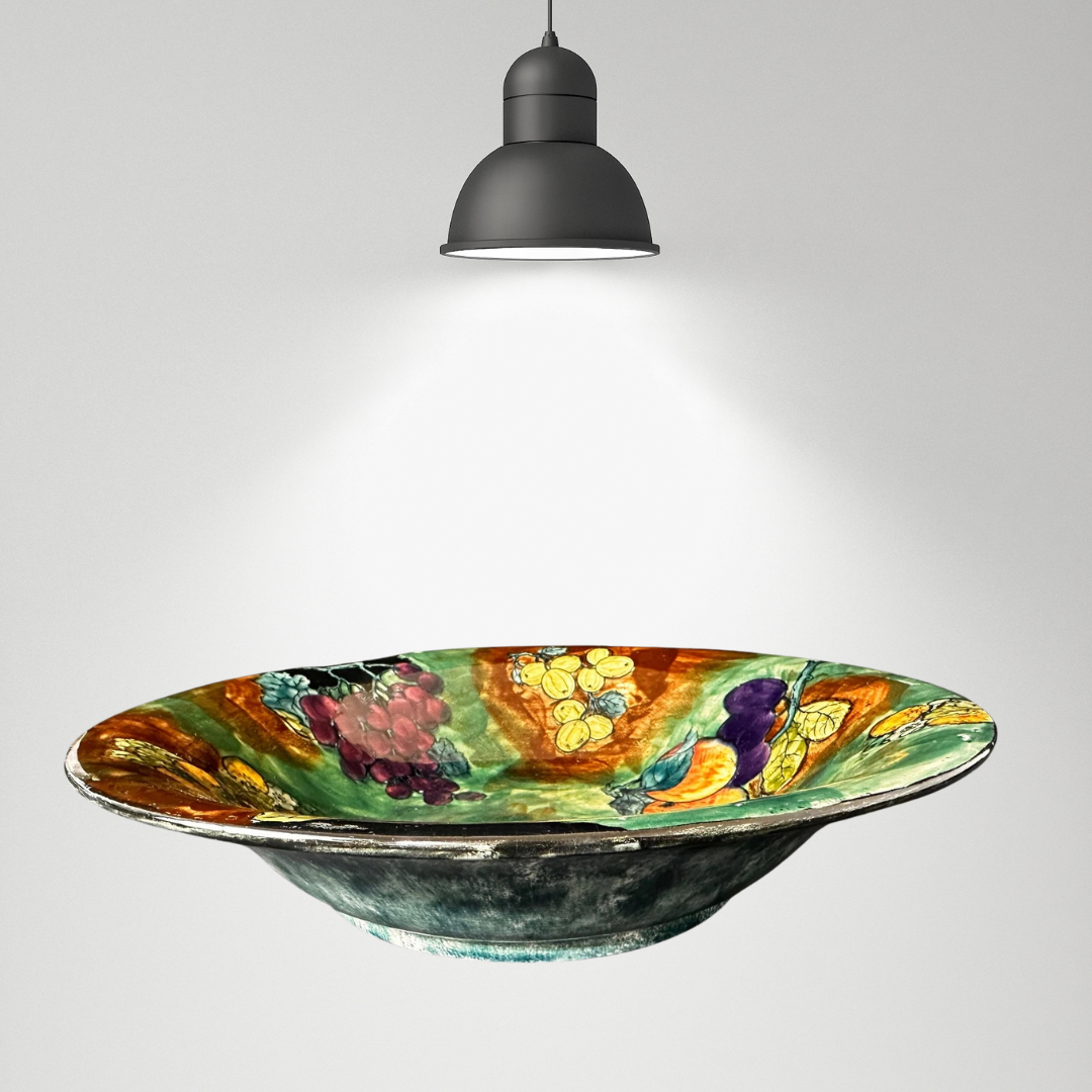Antique Hancock & Sons Large Fruit Art Deco Platter