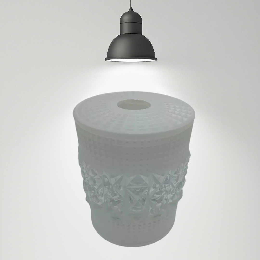 Vintage Frosted Glass design Celling Shade