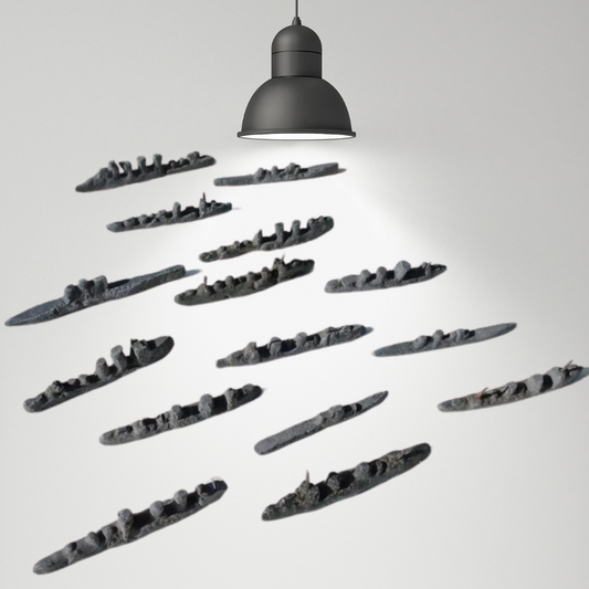 WW1 Scratch Built French Model Ships And Submarines