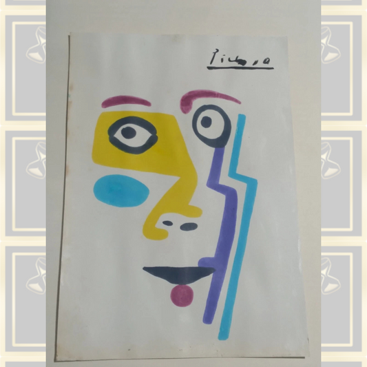 Pablo Picasso Surreal Head Theme.