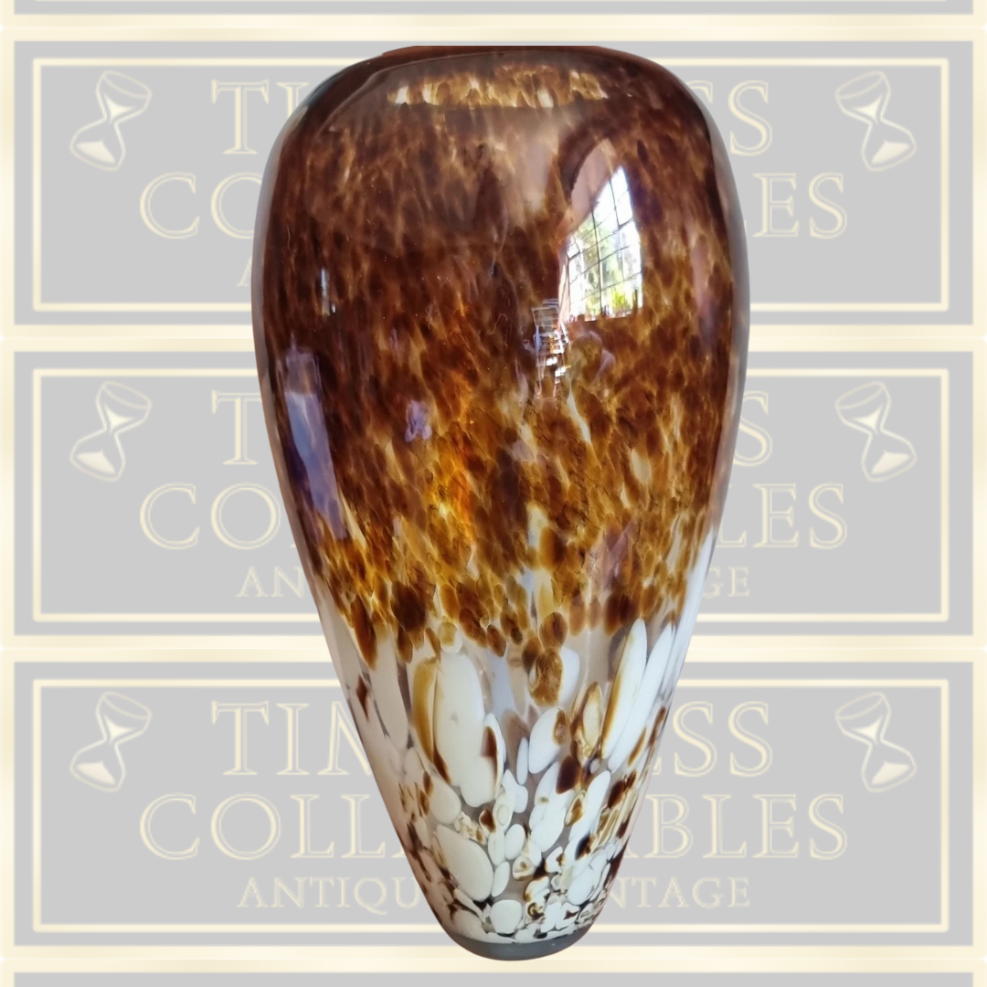 Large Hand Blown Vintage Vase