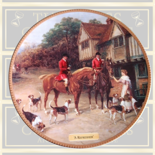 Four Royal Doulton Ltd Edition The Hunter's Call Collection Plates