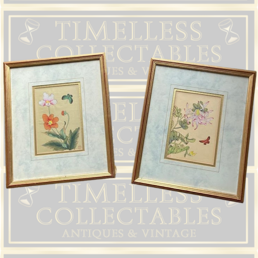 Pair Framed Chinese Antique Paintings