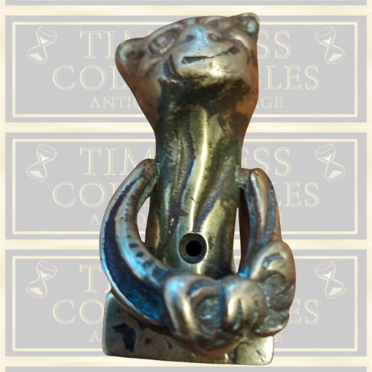 Vintage Unusual Cheshire Cat Door Knocker