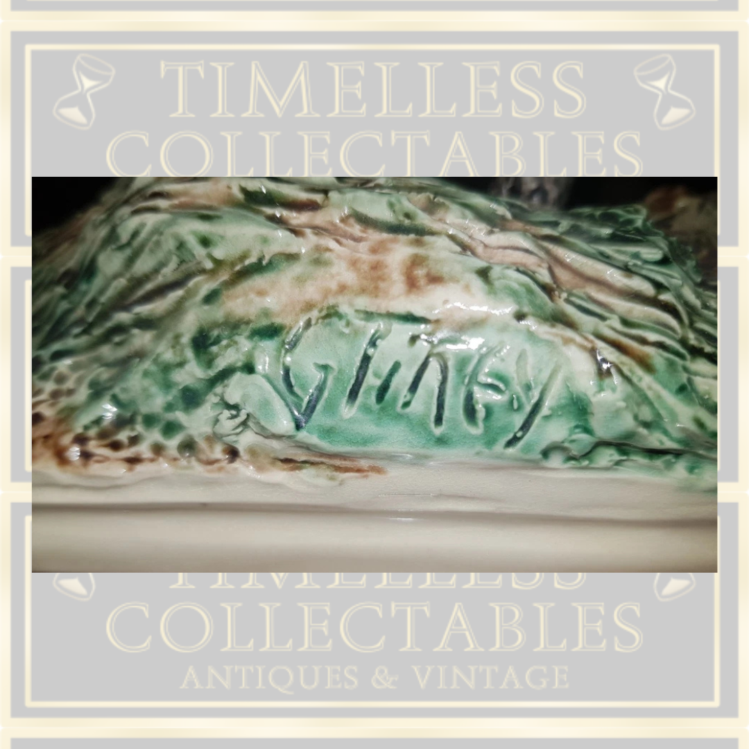 Vintage Signed Gun Dog Figurine