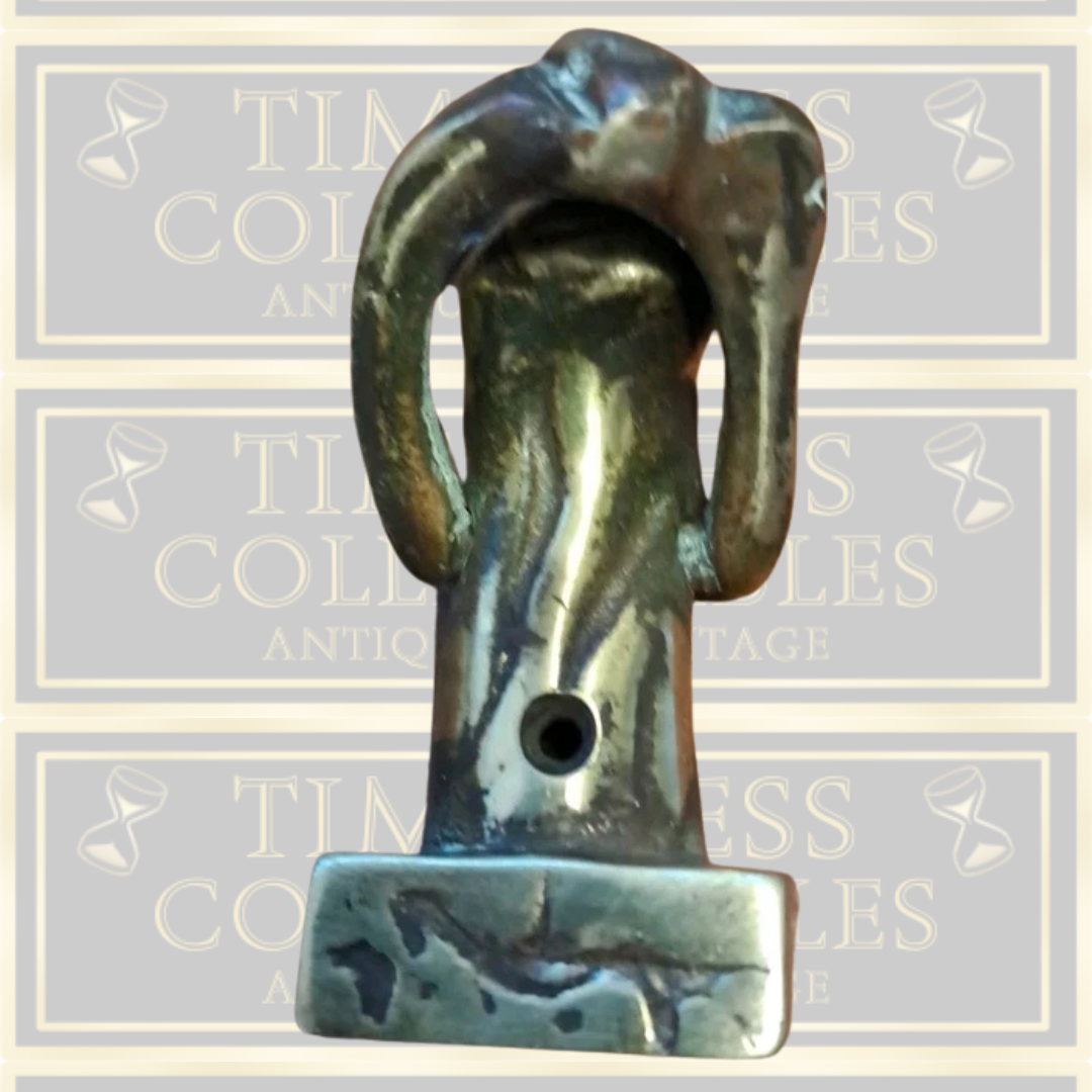 Vintage Unusual Cheshire Cat Door Knocker