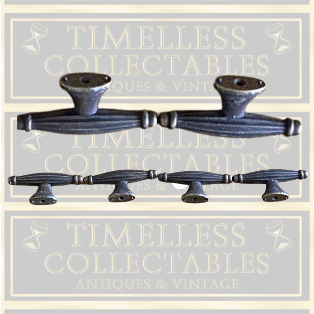 Antique Cabinet Knob Drawer Pull Handles Dark Antique Bronze Pewter