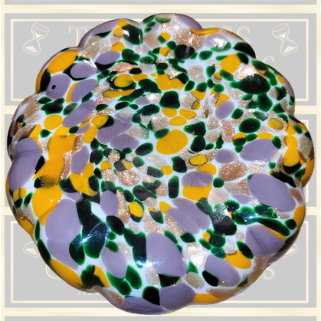 Vintage large Murano Art Glass Pumpkin