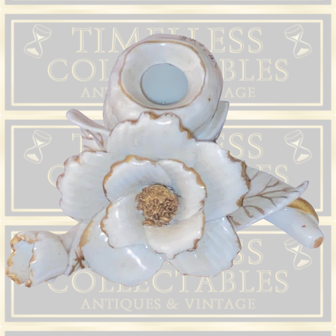 Vintage Set Hispania porcelain candle holders