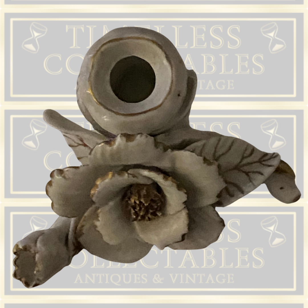 Vintage Set Hispania porcelain candle holders