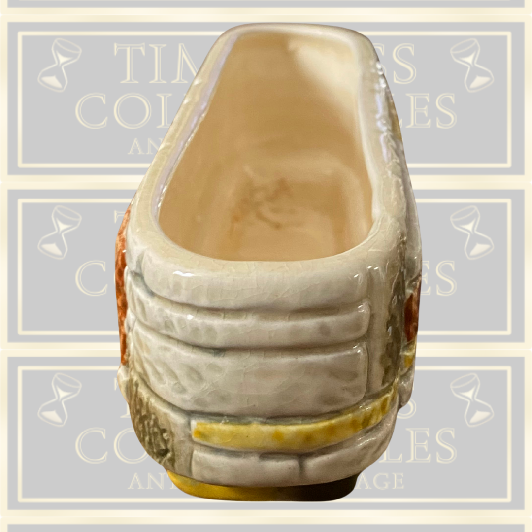 Vintage Sylvac Brickwork Design Posy Vase