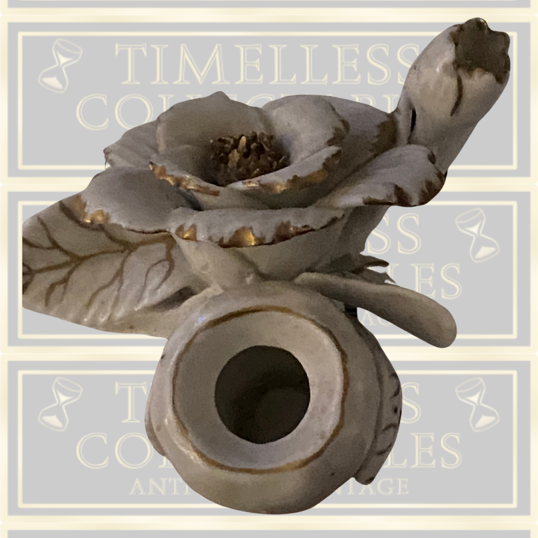 Vintage Set Hispania porcelain candle holders