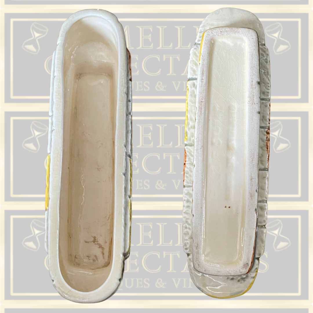 Vintage Sylvac Brickwork Design Posy Vase