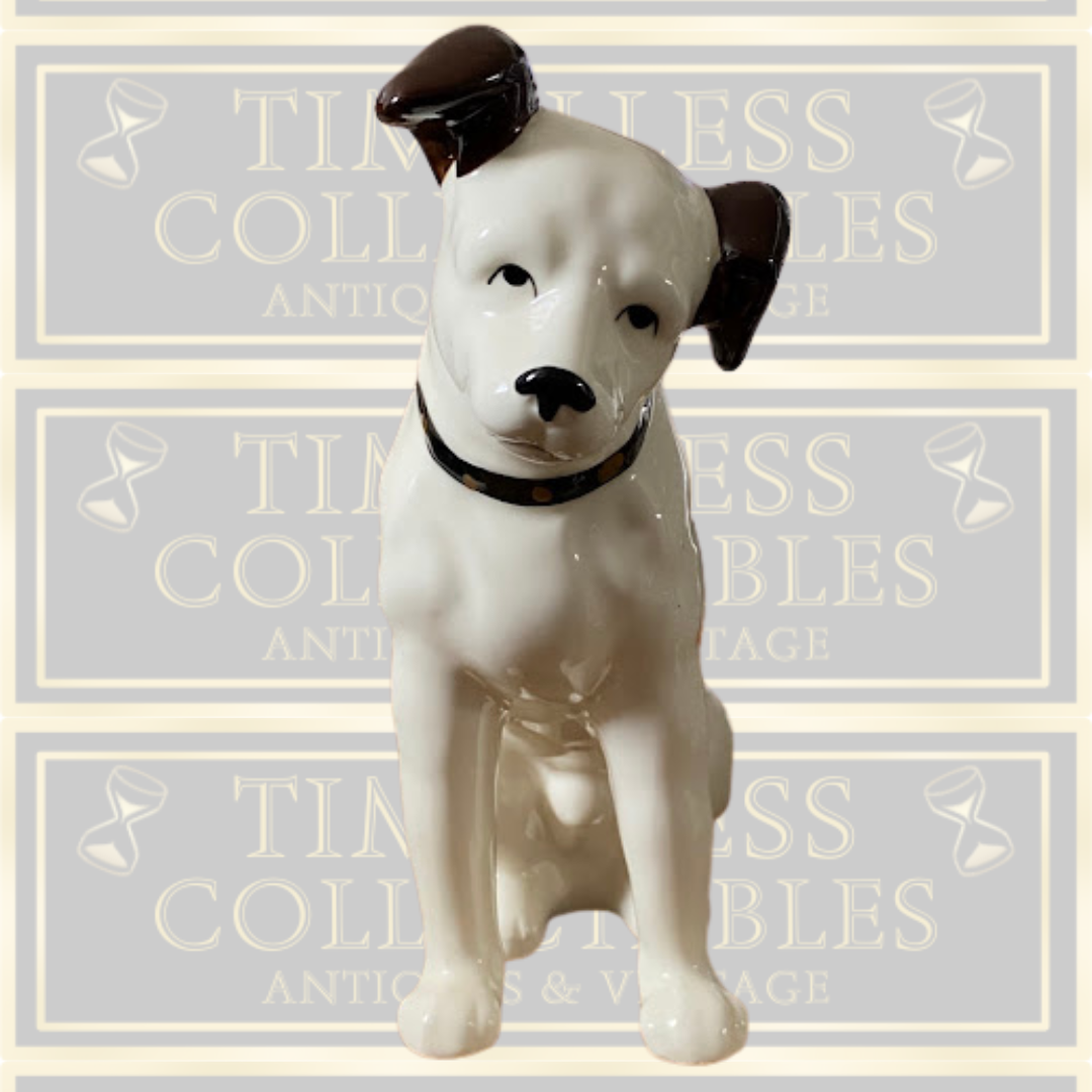 Vintage RCA VICTOR HIS MASTERS VOICE NIPPER Ceramic Dog
