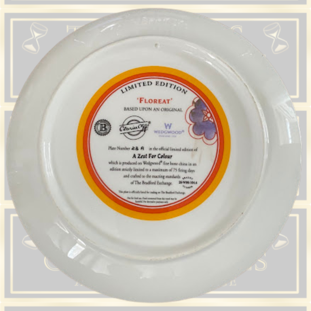 Clarice Cliff "A Zest for Colour" Collection Plate