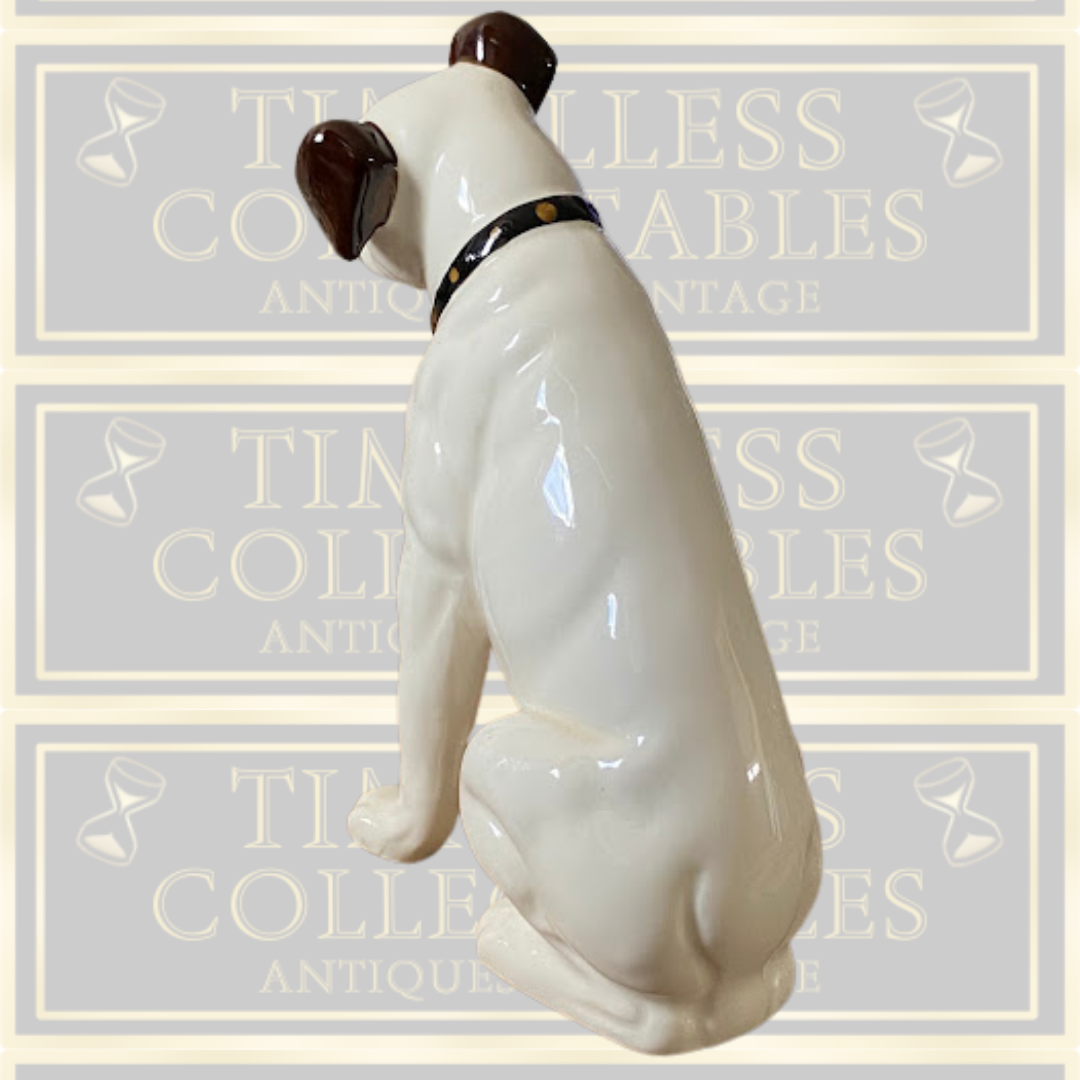 Vintage RCA VICTOR HIS MASTERS VOICE NIPPER Ceramic Dog