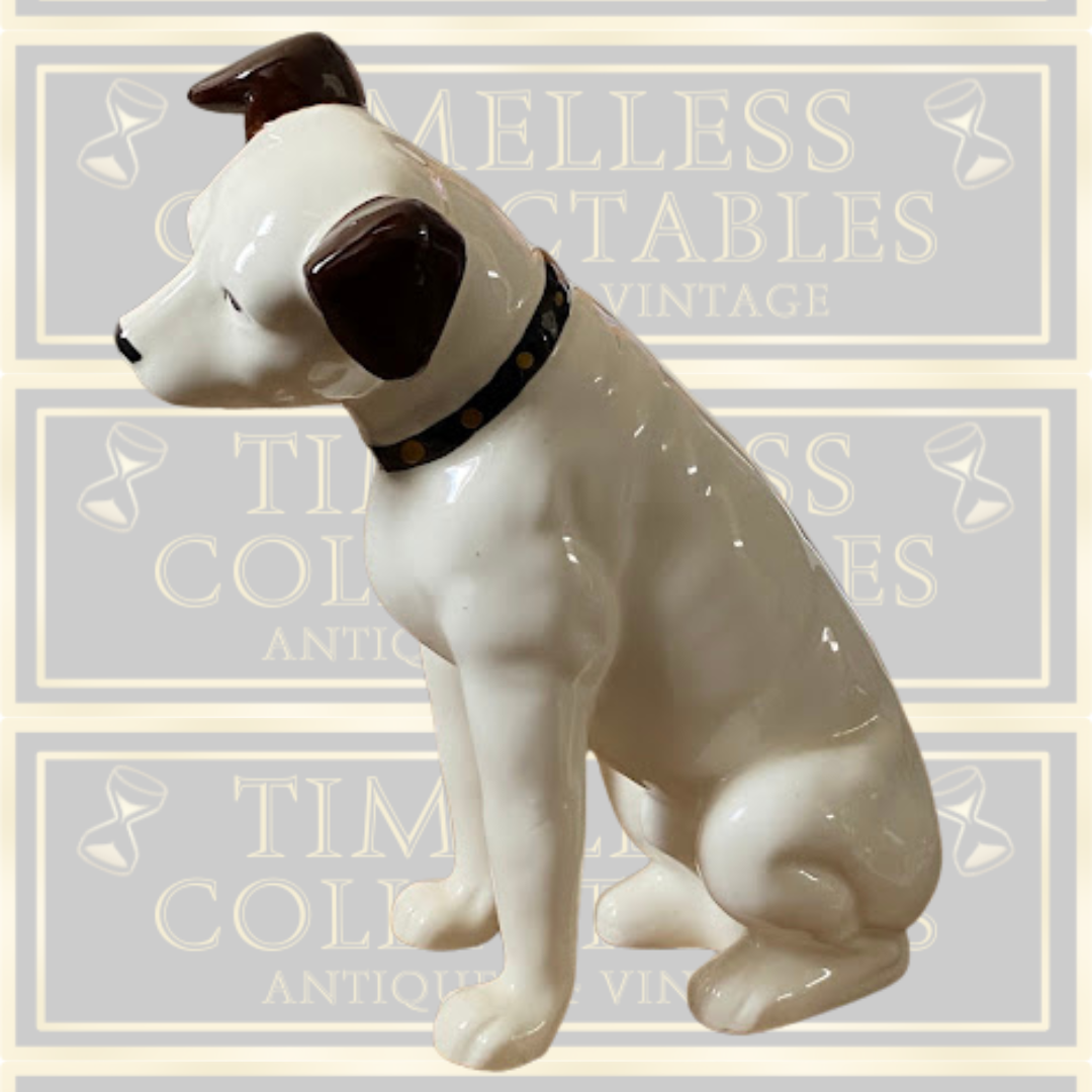 Vintage RCA VICTOR HIS MASTERS VOICE NIPPER Ceramic Dog