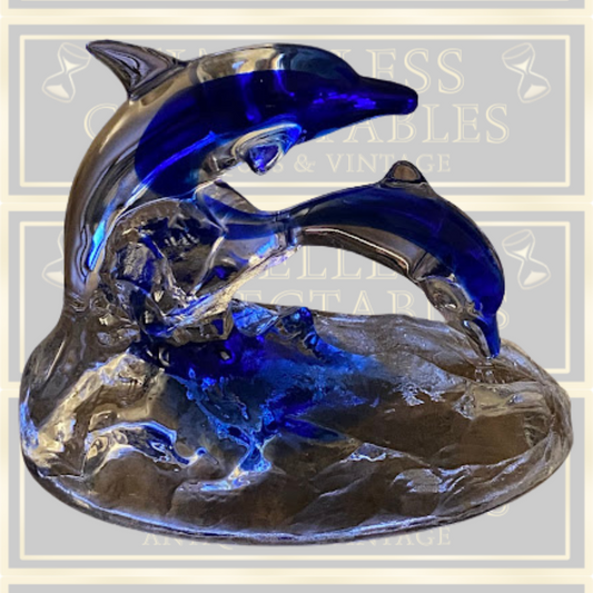 Vintage Cristal d'Arques Dolphin Figurine
