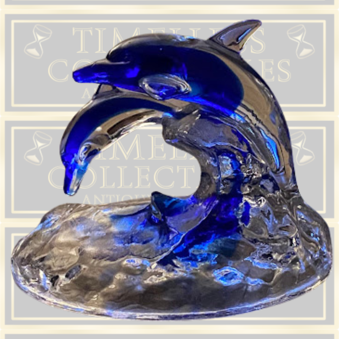 Vintage Cristal d'Arques Dolphin Figurine