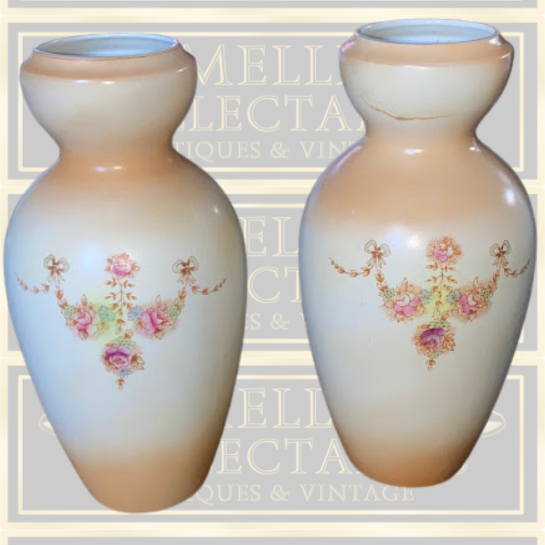 Antique Pair Crown Devon S.Fielding & Co Windsor Pottery