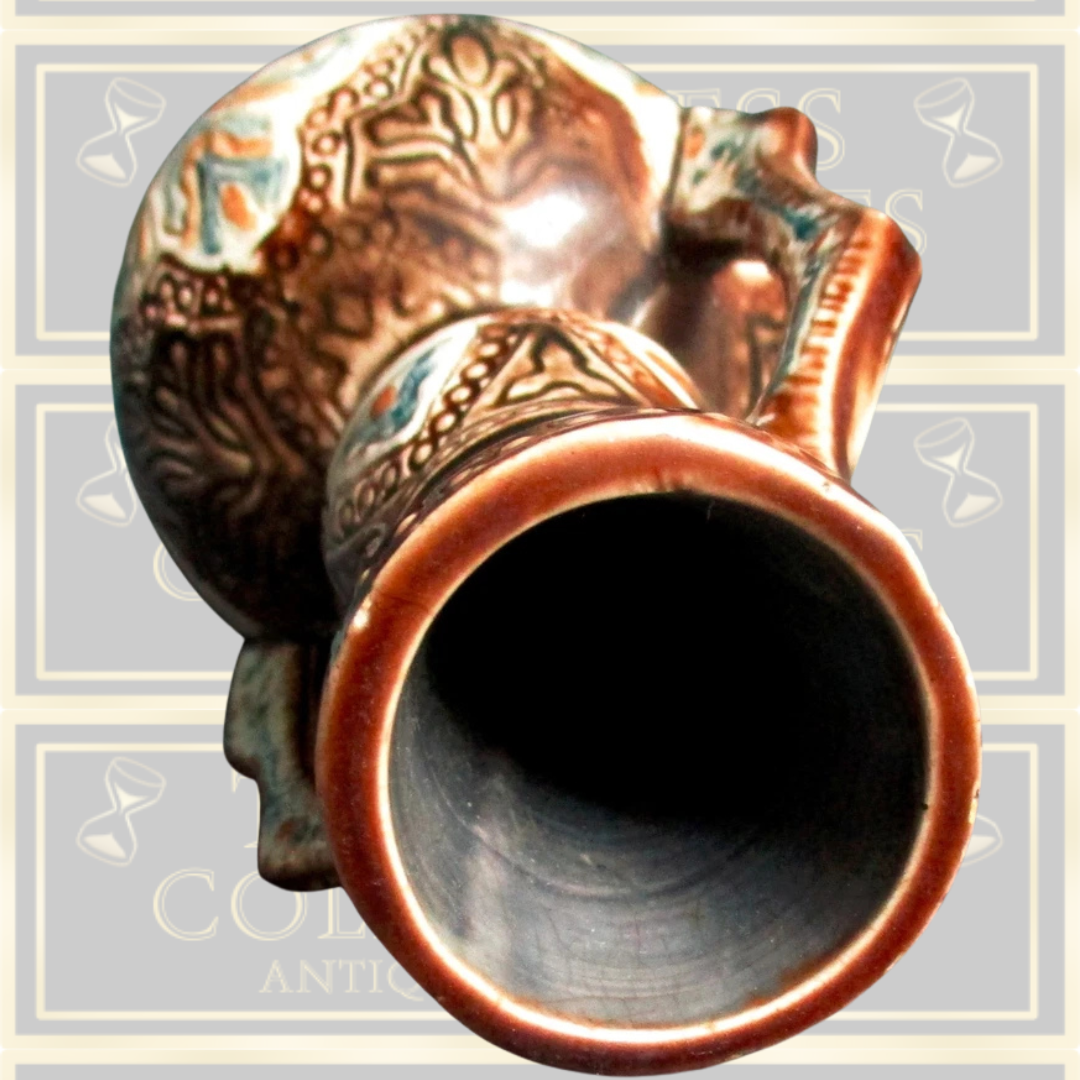Antique Majolica Alhambrian Pottery Vase