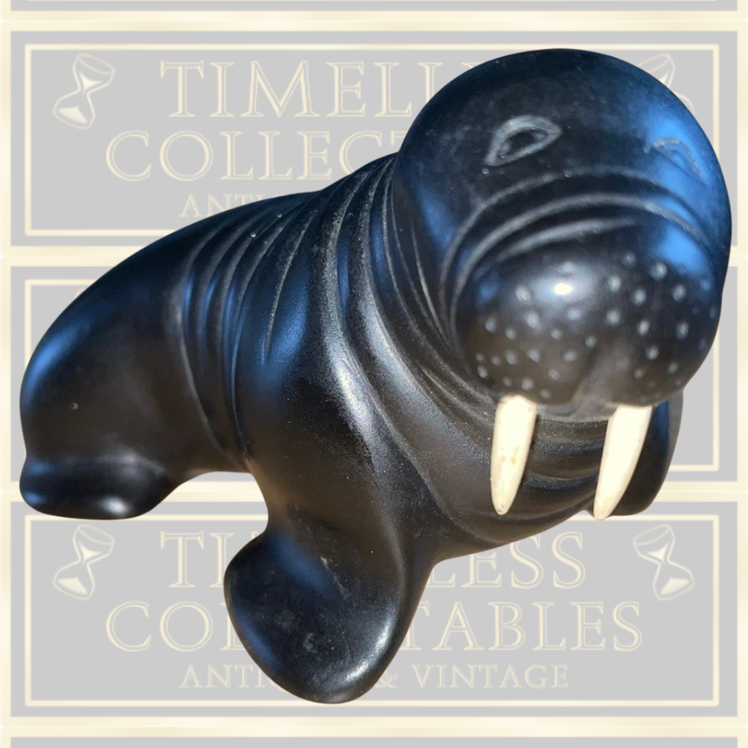 Vintage Boma Canada Hand Carved Sea-lion Figurine
