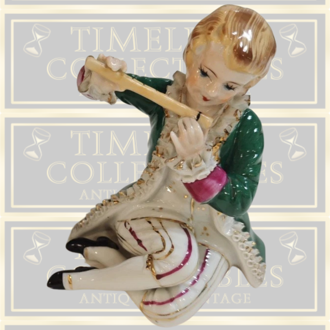 Vintage Pair Children Figurines