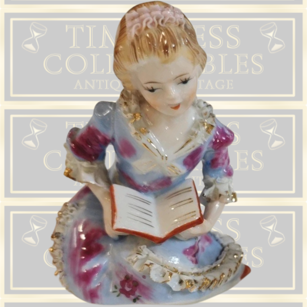 Vintage Pair Children Figurines