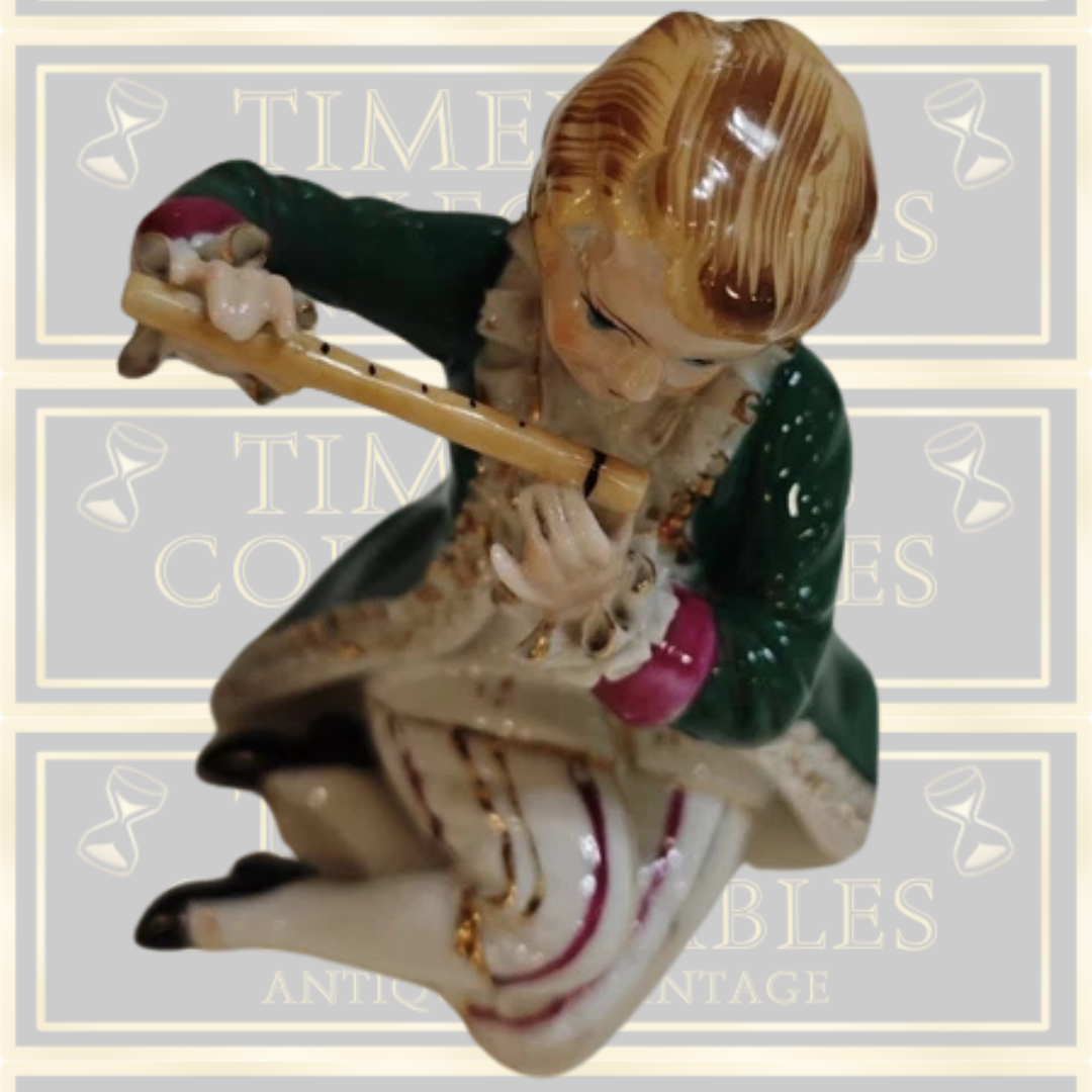 Vintage Pair Children Figurines