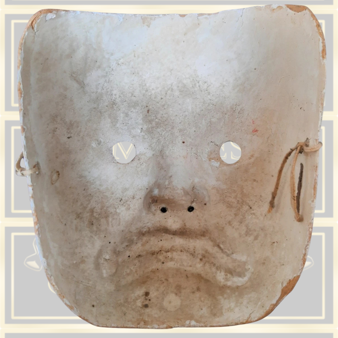 Vintage Chinese Peking Hand Painted Opera Mask