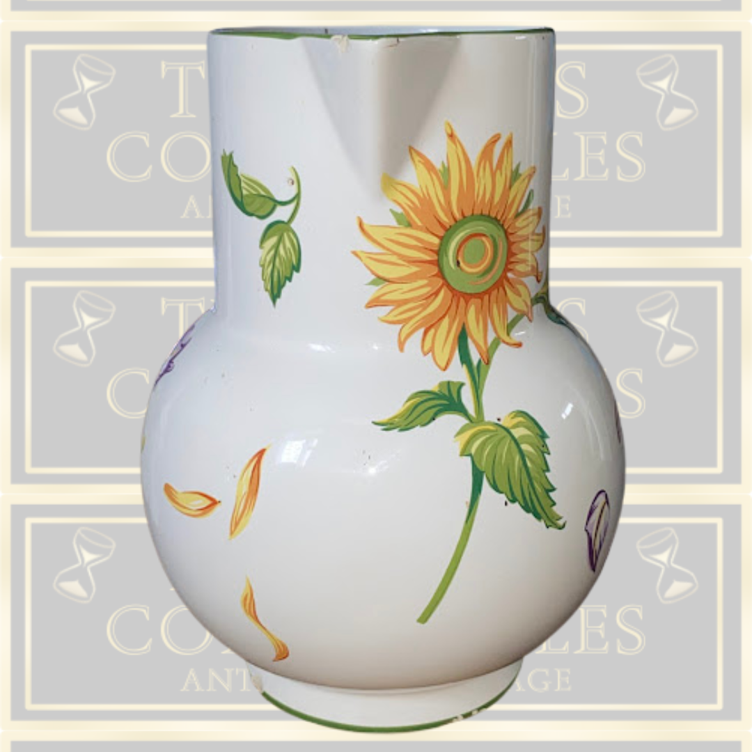 Vintage Tiffany & Co. "Petals" Ceramic Water Pitcher