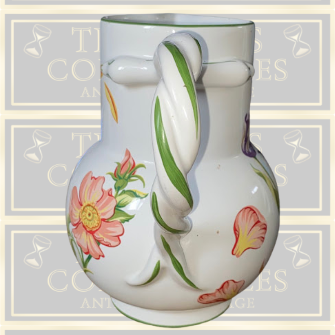 Vintage Tiffany & Co. "Petals" Ceramic Water Pitcher