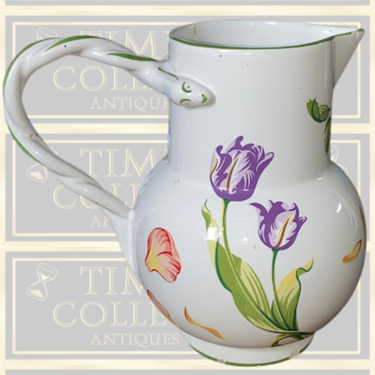 Vintage Tiffany & Co. "Petals" Ceramic Water Pitcher