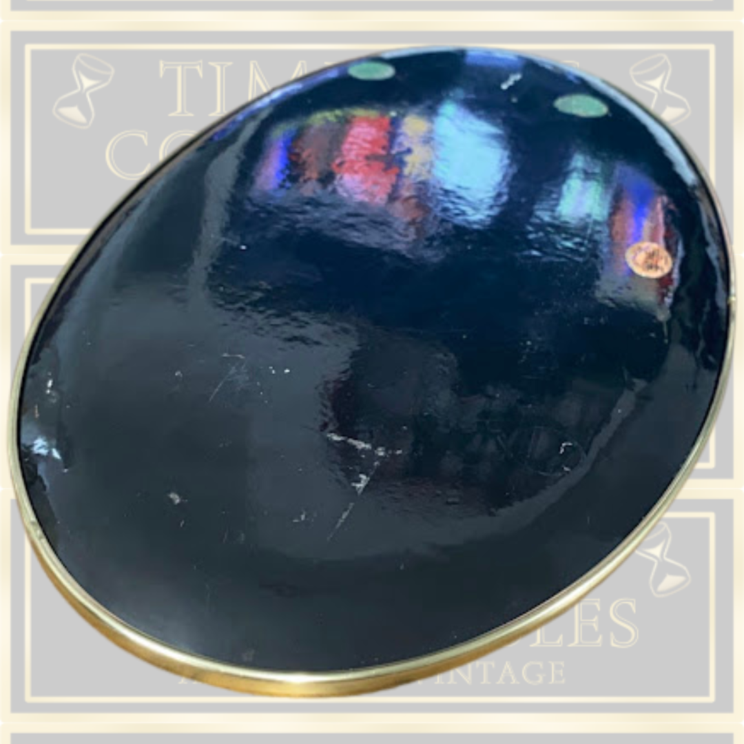 Vintage New Zealand Paua shell Mother Pearl Tray