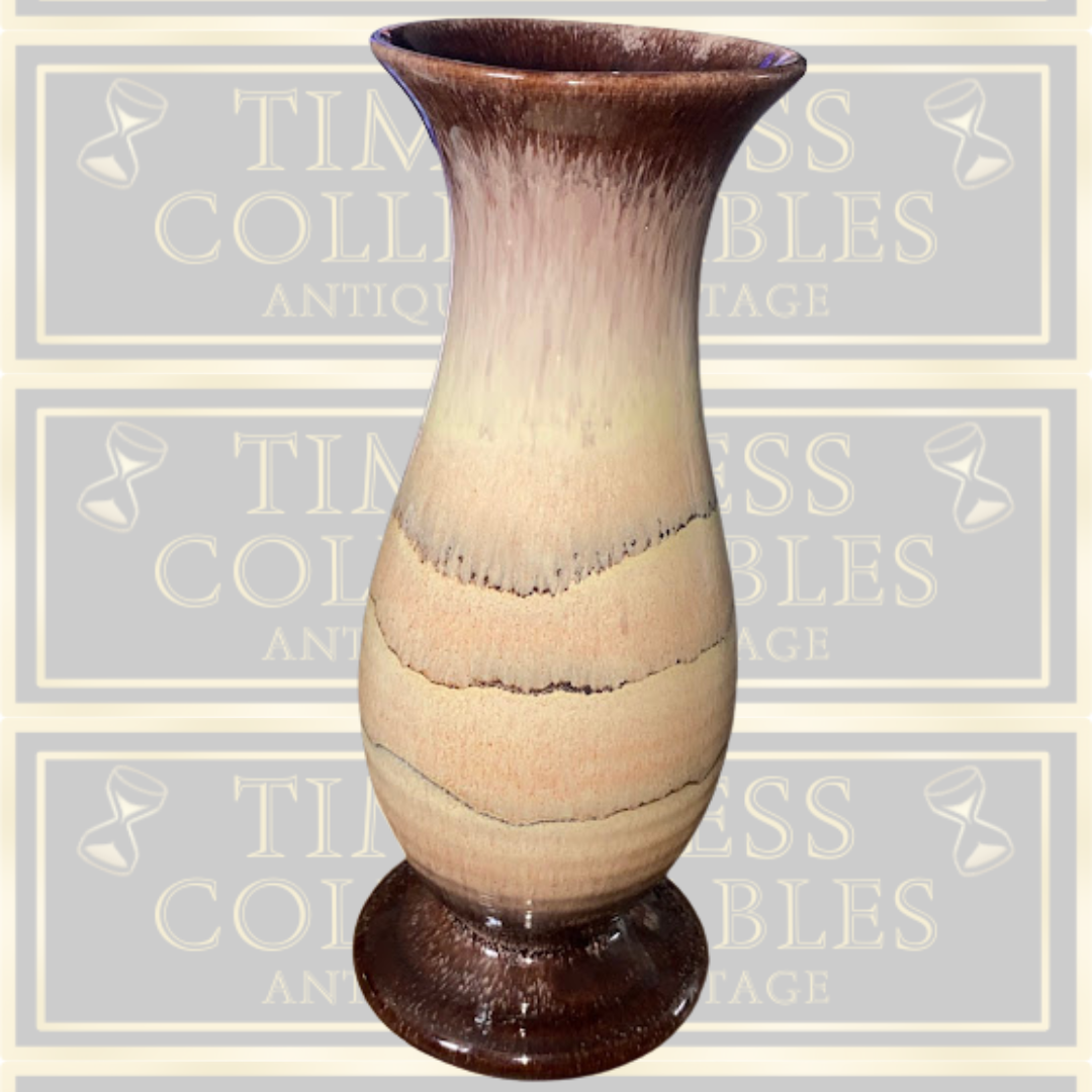 Vintage Keramik Brown & Cream Blended Vase