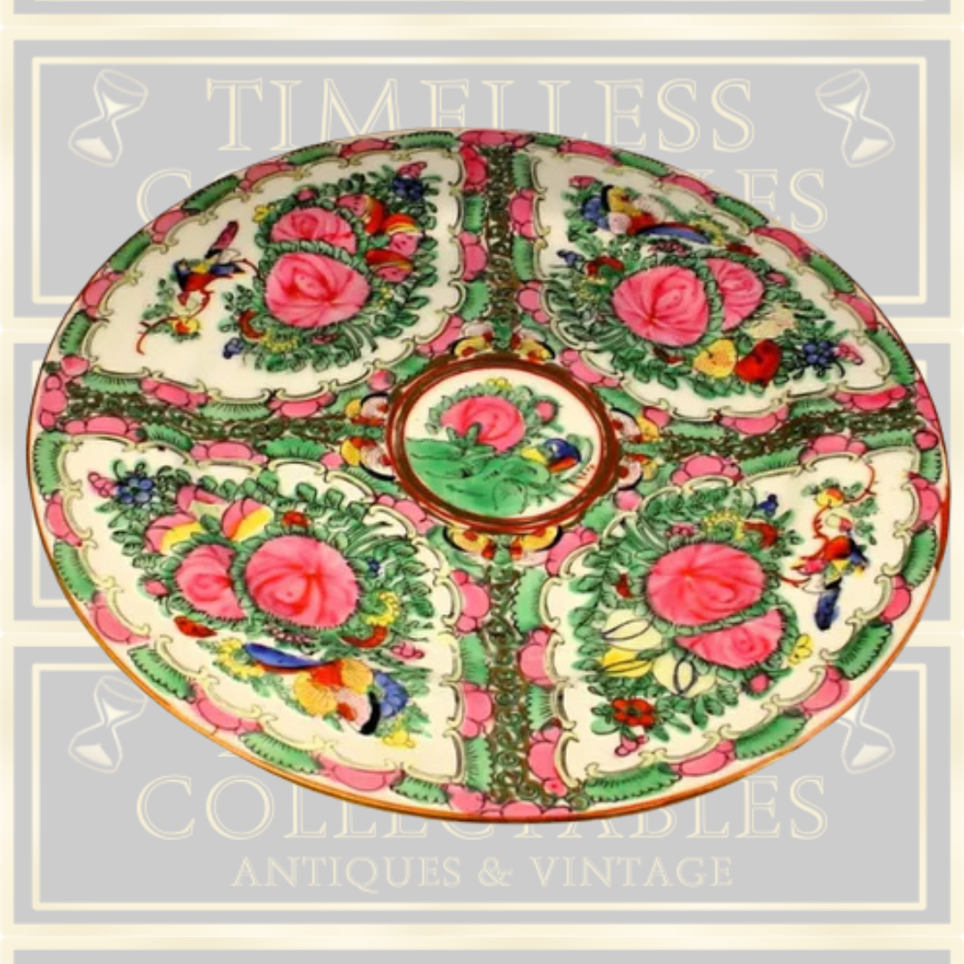 Chinese Famille Rose Large Plate