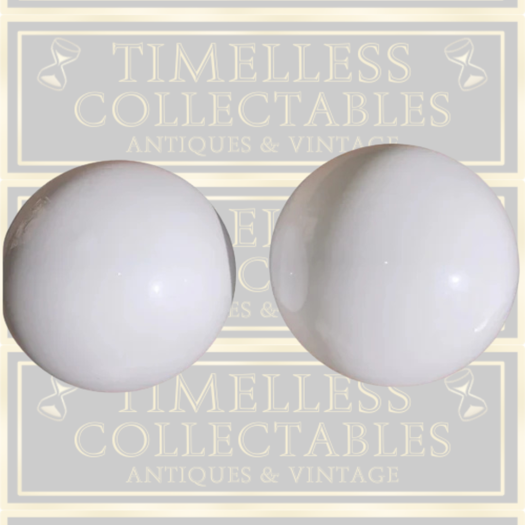 Vintage Pair Art Deco Opaline Milk Glass Ultralux Shade