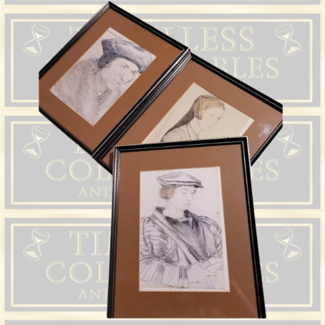 Three John Leech Thomas More Antique Pictures