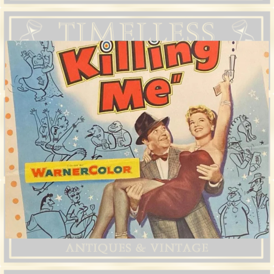 Vintage Stop, You're Killing Me Large Cinema Poster Warner Brothers 1952
