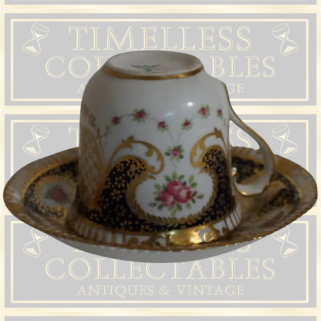 Antique Harrods Tea Cups And Saucers