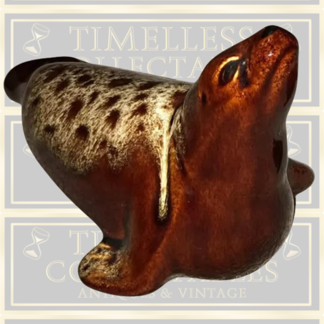 Pair Of Cornwall's Famous Fosters Vintage Pottery Seals