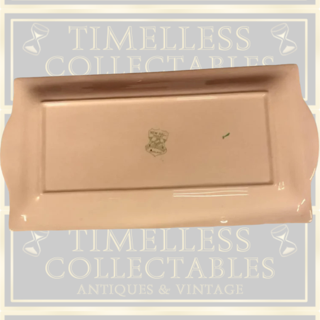 Antique Staffordshire New Hall Hanley Display Platter