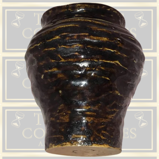 Vintage Signed Germany Brown Vase